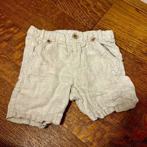 Zara toddler 3-4, elastic waist adjustable shorts